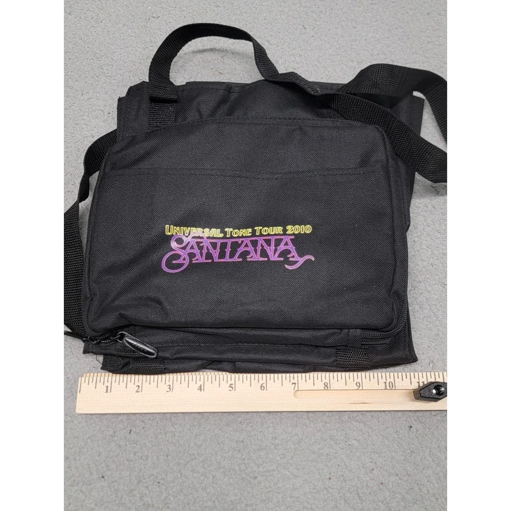 Santana Universal Tone Tour 2010 Leed's Black‎ Shoulder Tote Travel Organizer